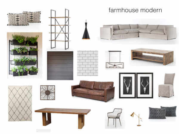 Farmhouse Modern vision board