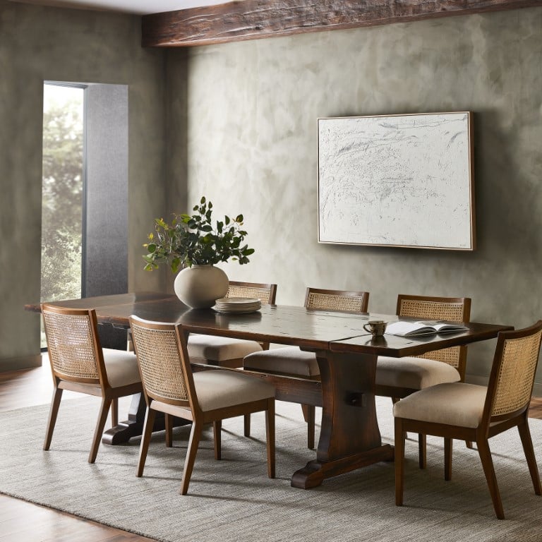 Trestle Dining Table - Four Hands