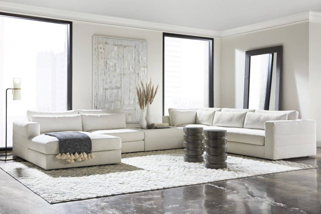 Warm Linens and Whites Interior Design