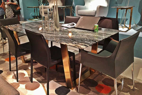black-marble-brass-dining-table
