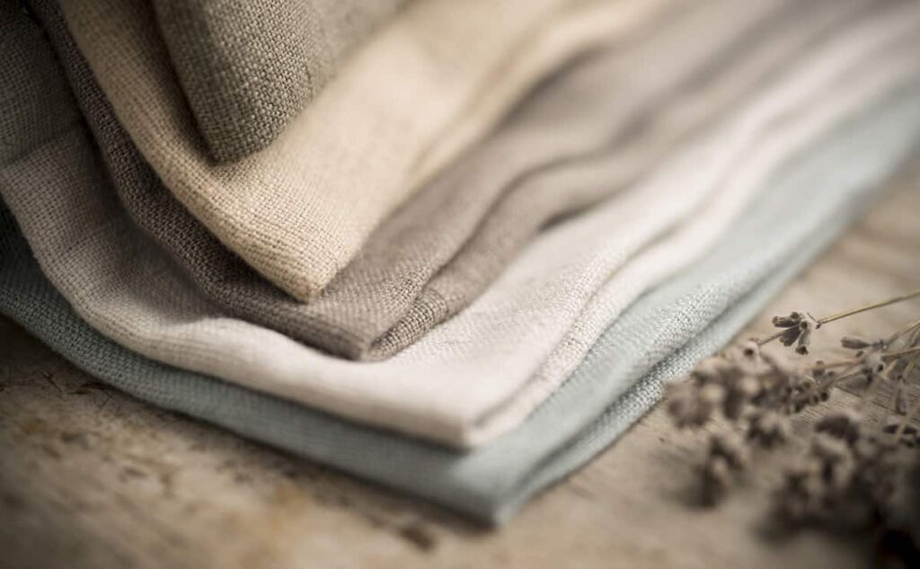 linen fabrics are a great luxury interior design tip