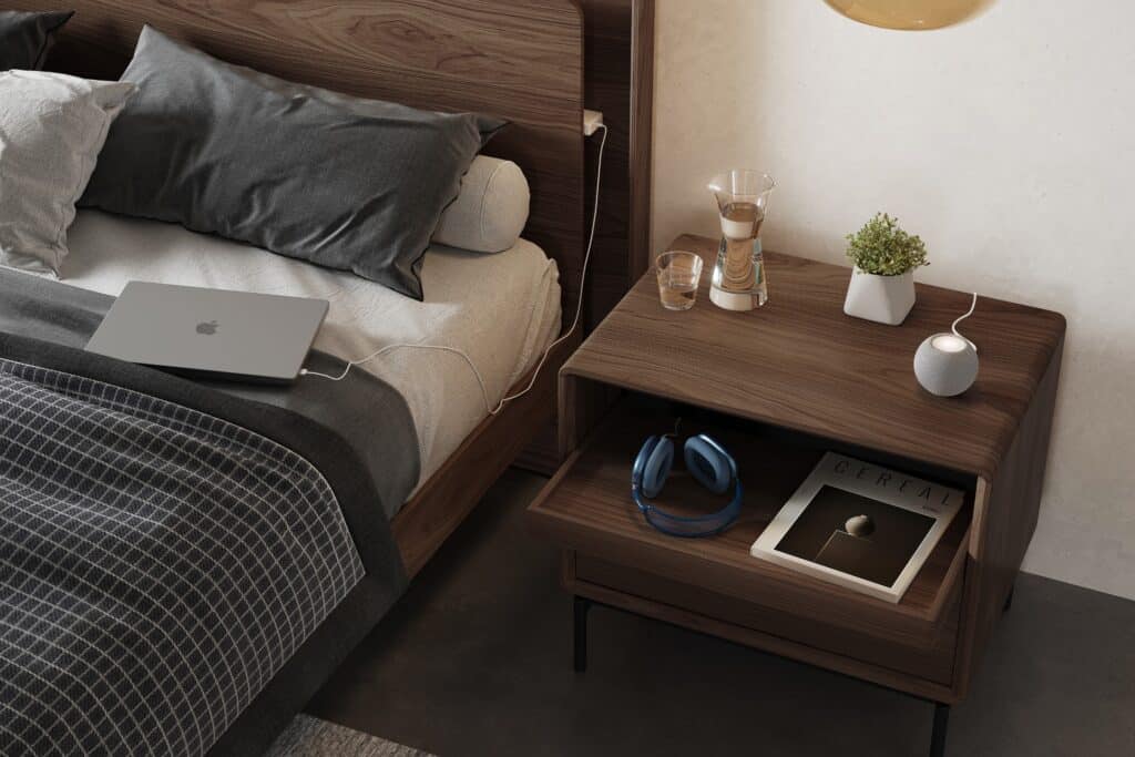 organic modern bedroom LINQ